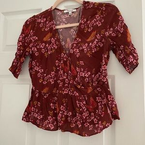 Made well wrap shirt